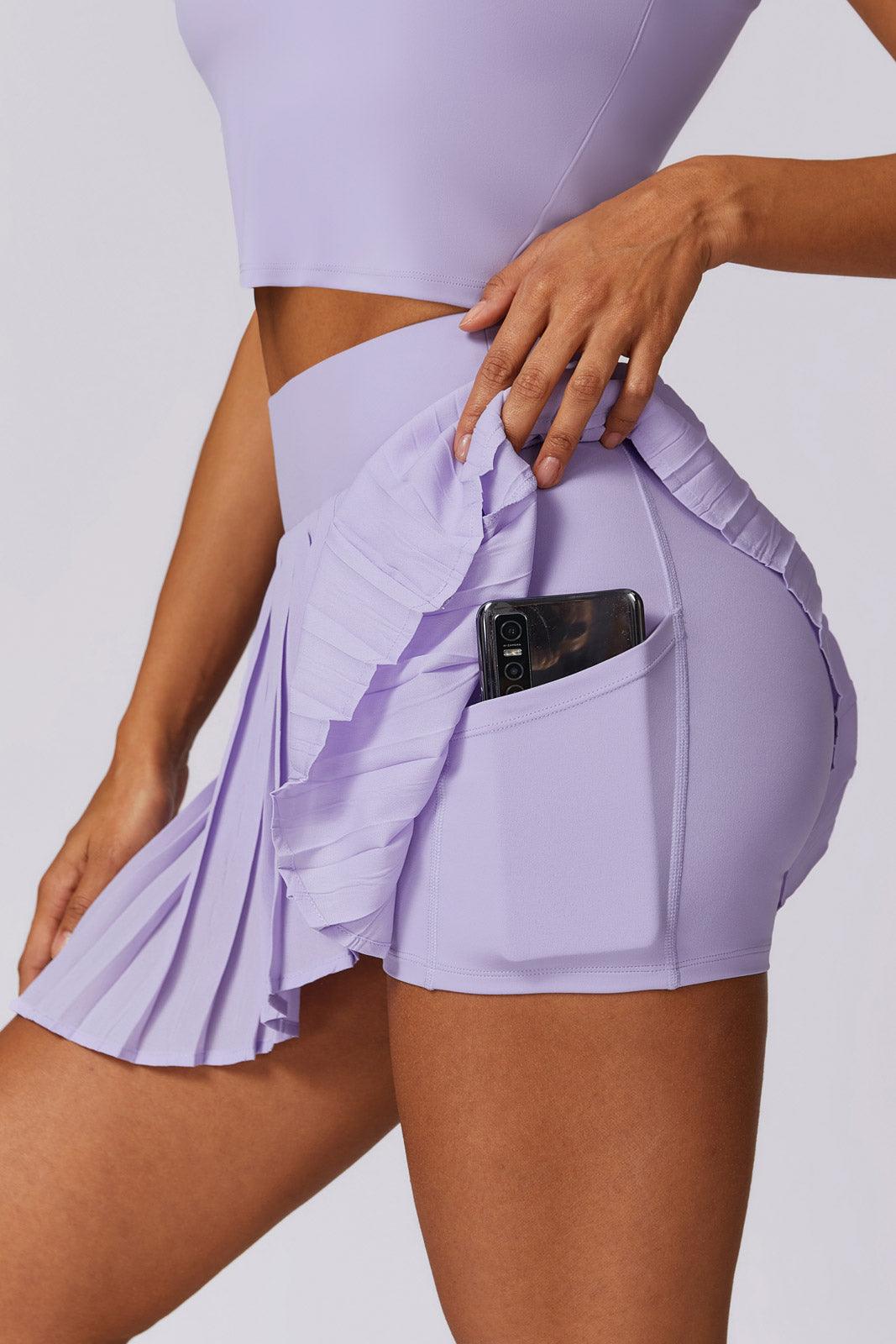 Stretchy Lavender Skirt | Built with Spandex for Ultimate Comfort By BOTA Official