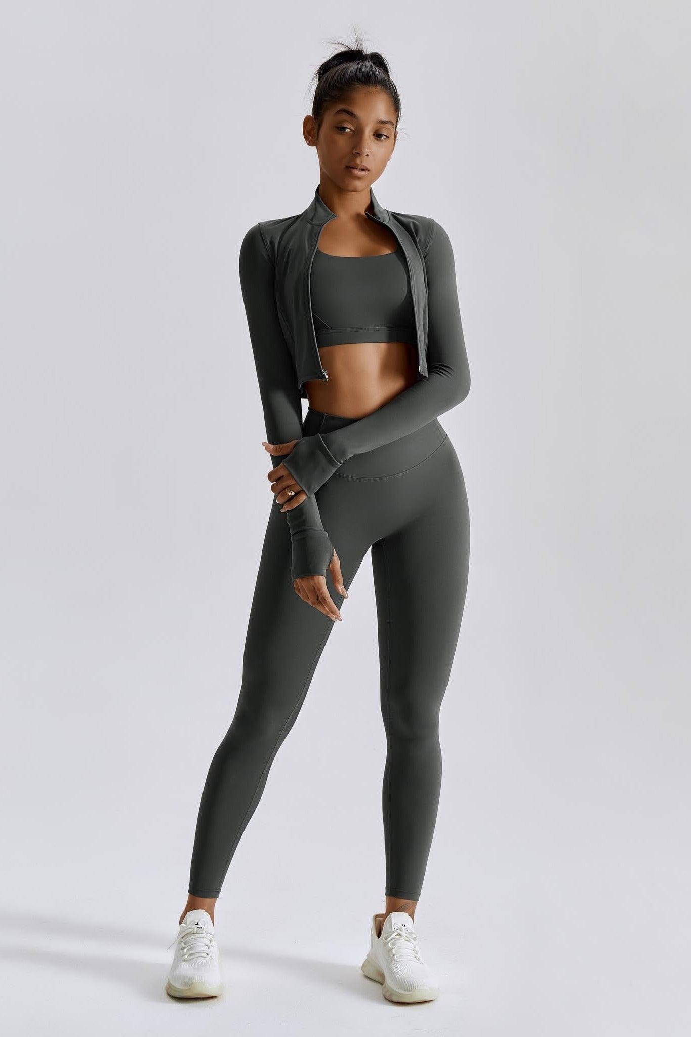 Flex 3-Piece Leggings Set - Charcoal - BOTA Official