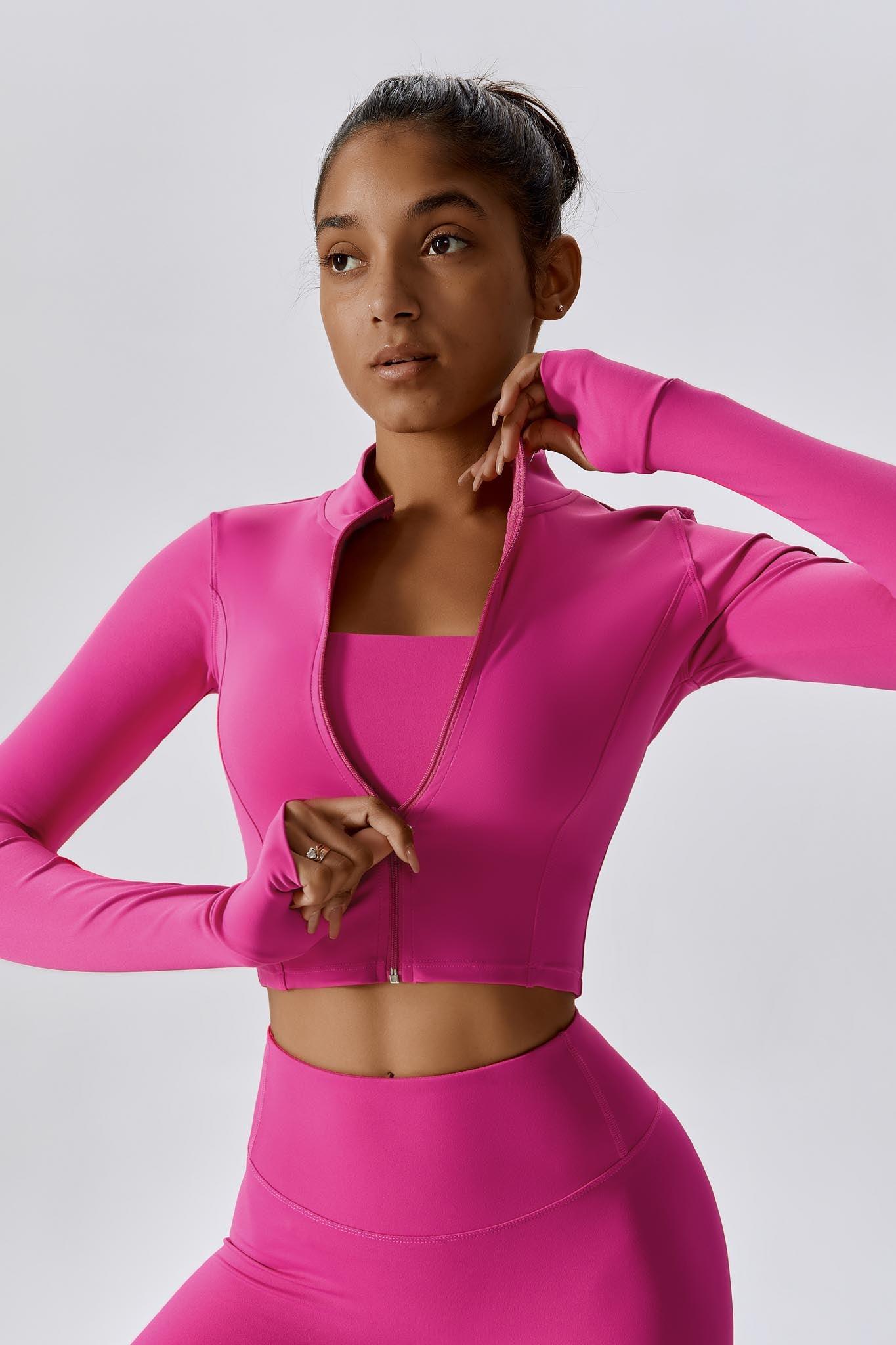 Flexible Magenta Jacket with Lightweight Nylon By BOTA Official