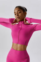 Flexible Magenta Jacket with Lightweight Nylon By BOTA Official