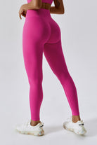 Comfortable Magenta Leggings Built with Polyamide and Elastane By BOTA Official