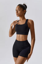 Comfortable Black Sports Bra with Breathable and Supportive Fabric By BOTA Official