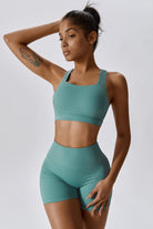 Stay Comfortable with Supportive Teal Sports Bra by BOTA Official