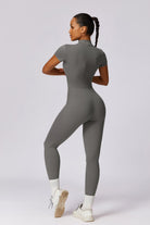 Elevate Your Comfort and Style with Short Sleeve Gray Jumpsuit By BOTA Official