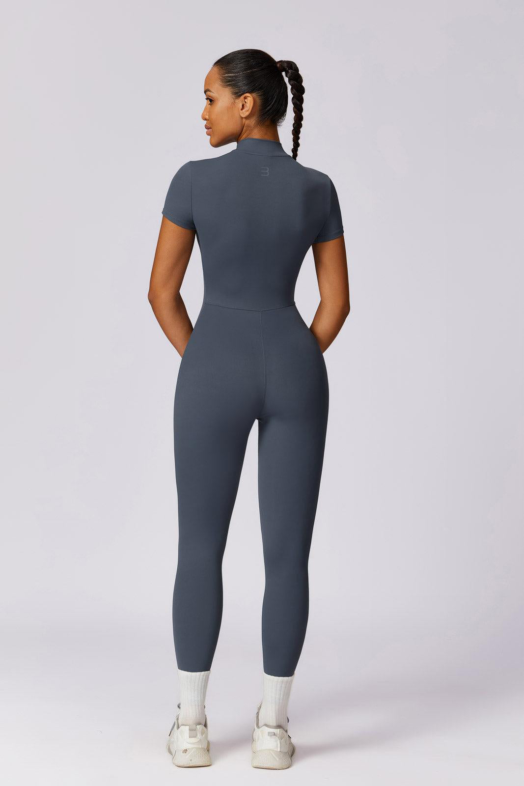 Juliana Athletic Jumpsuit Navy Blue