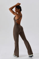 Trendy and Comfortable Jumpsuit in Mocha for Yoga & Beyond By BOTA Official