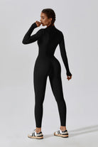 Black Long Sleeve Jumpsuit | Lightweight & Comfortable By BOTA Official