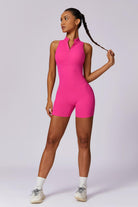 Milana Casual Magenta Romper with Comfortable Spandex By BOTA Official