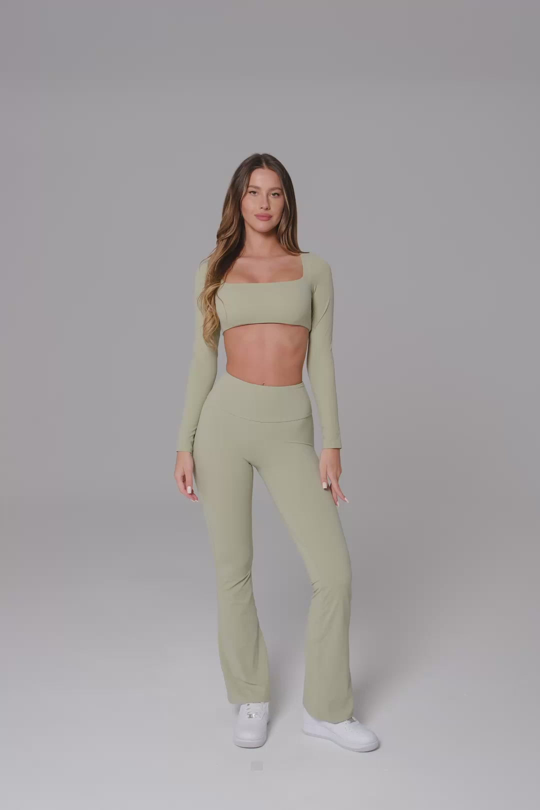 Haven Crop Top - Pistachio