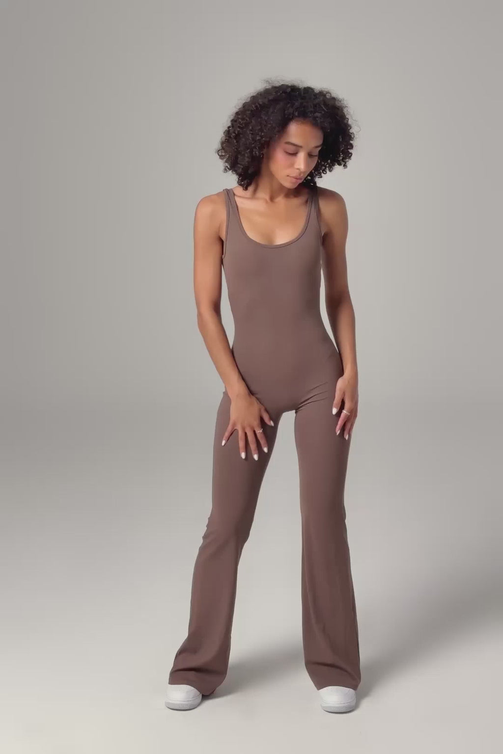 Ariana Jumpsuit - Ash Brown (FINAL SALE)