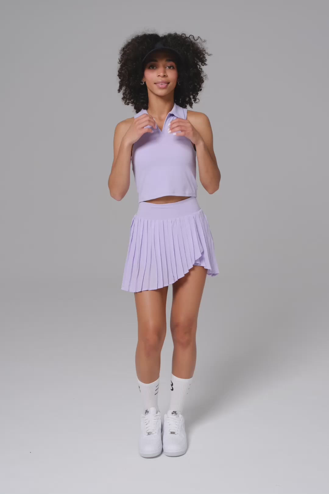 Daphne Crop Top - Lavender (FINAL SALE)