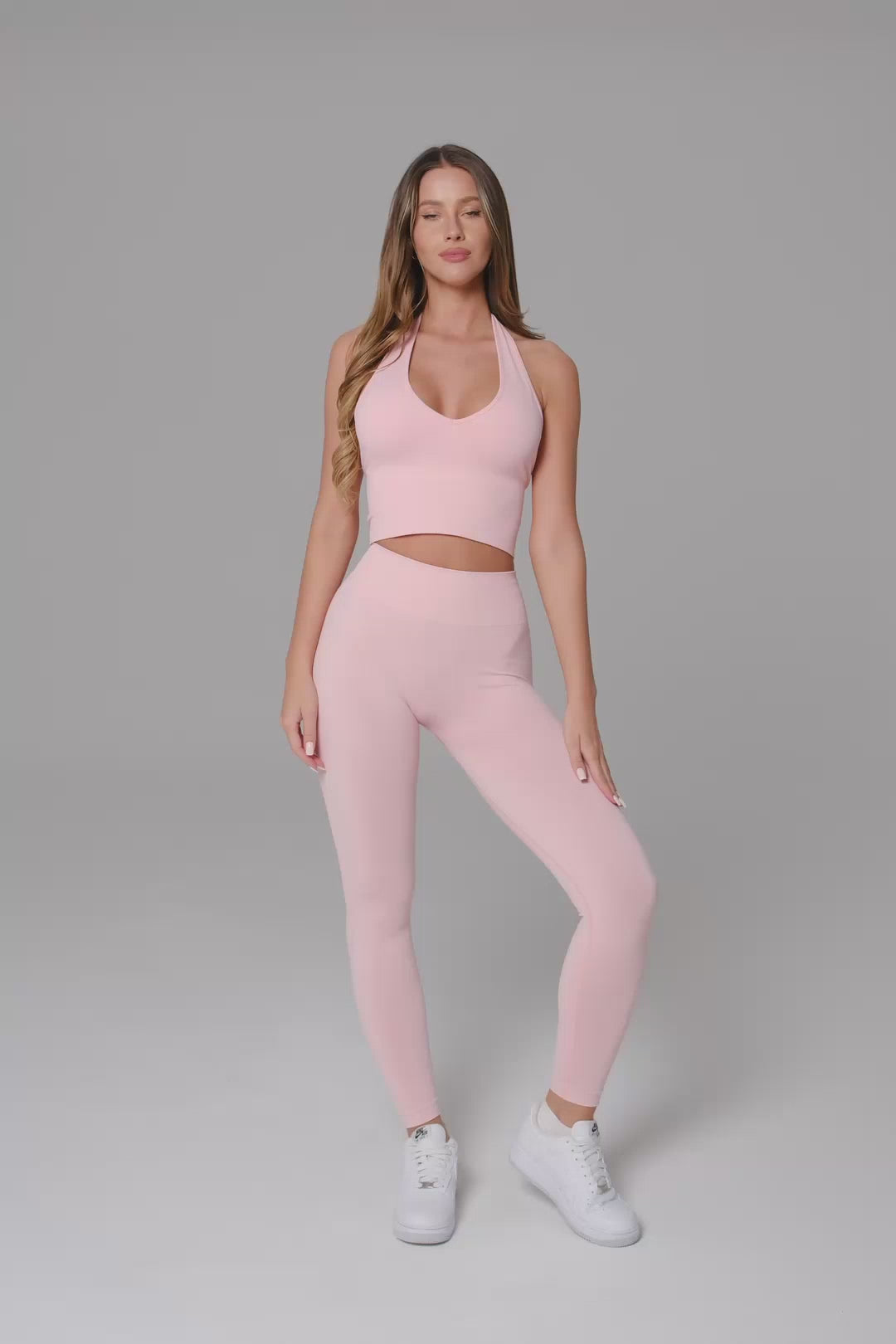 Stella Seamless Contour Leggings - Peach (FINAL SALE)