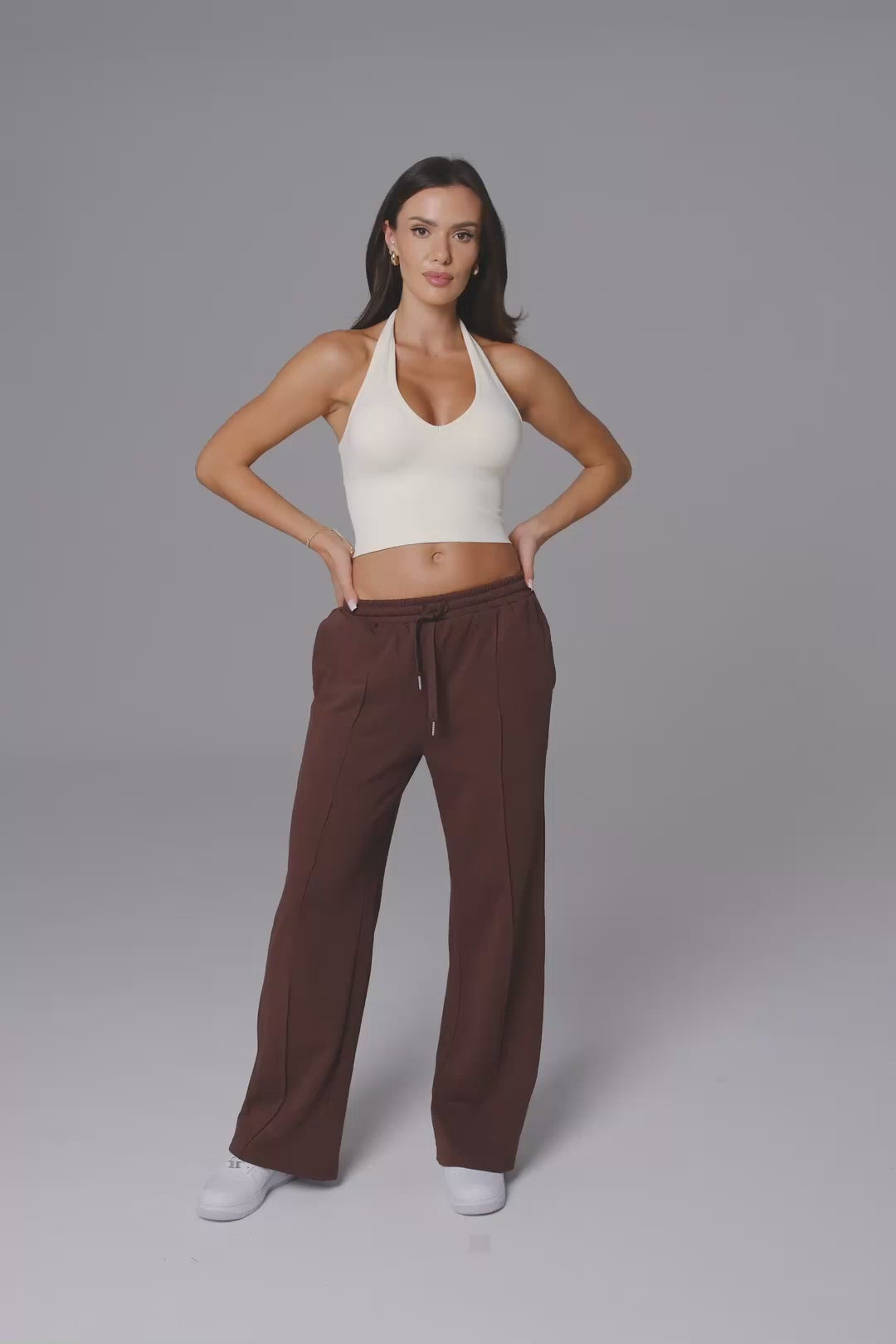 Stella Halter Top - Soft Cream (FINAL SALE)