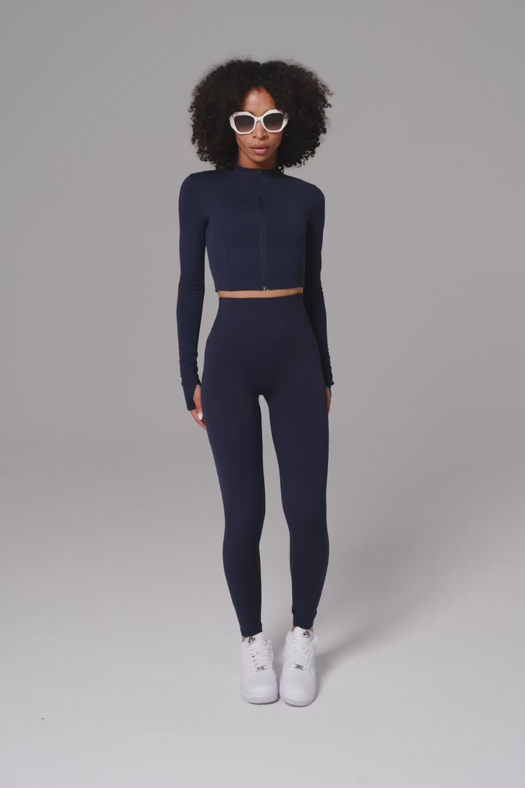 Flex Sports Bra - Navy