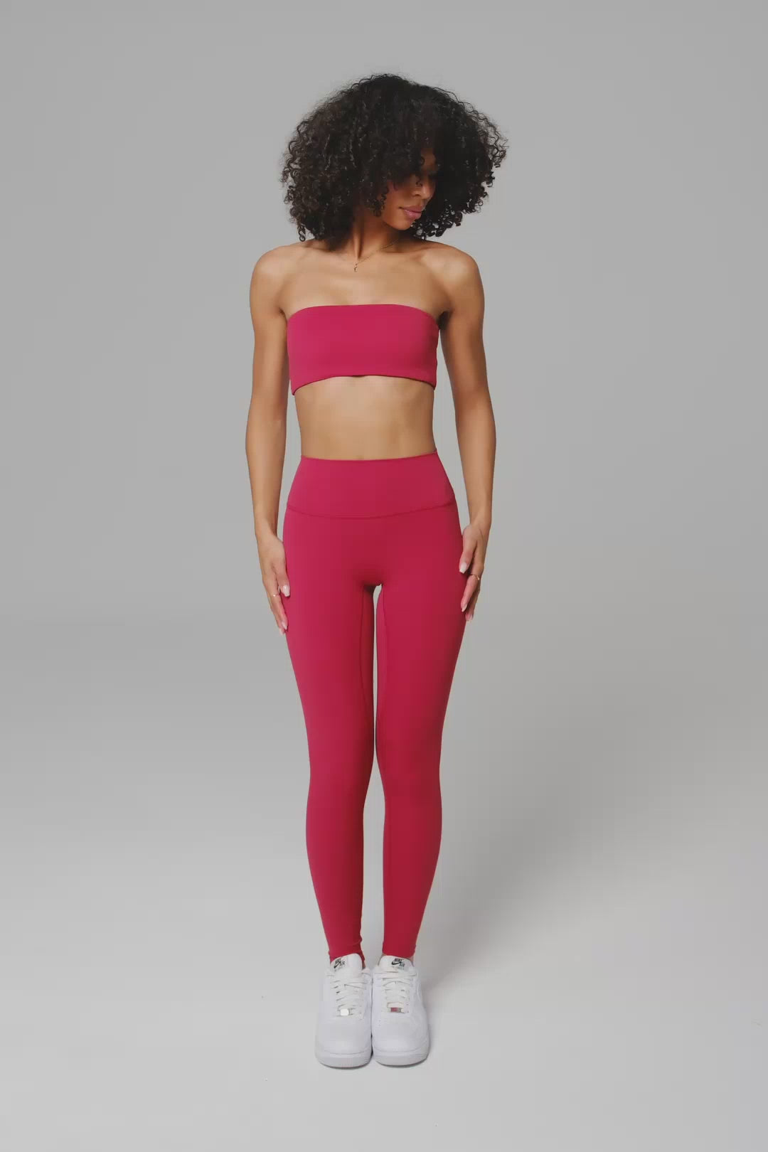 Aria Leggings - Maroon (FINAL SALE)