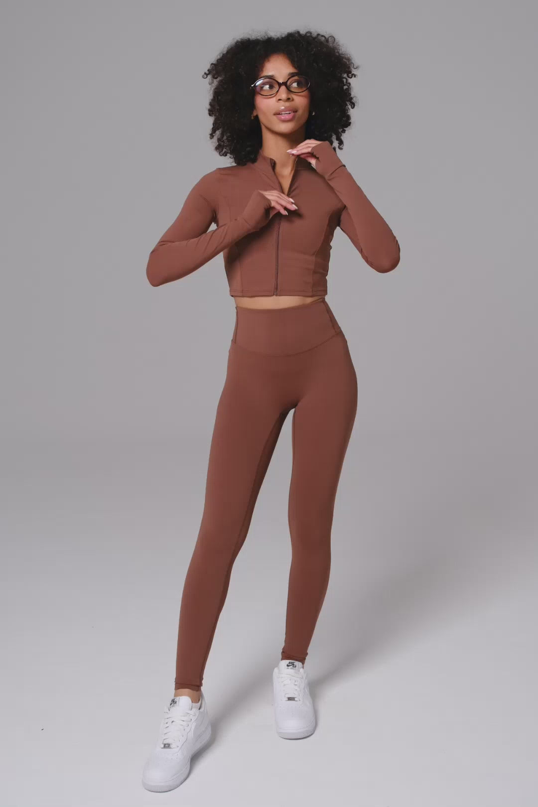 Flex Invisible Scrunch Leggings - Cocoa (FINAL SALE)