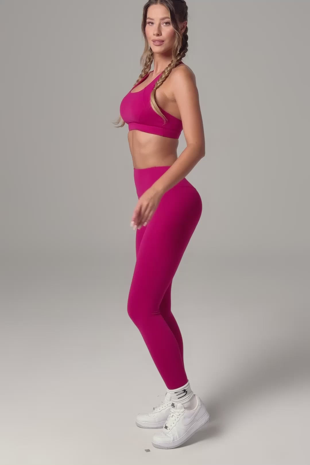 Flex Invisible Scrunch Leggings - Cranberry (FINAL SALE)