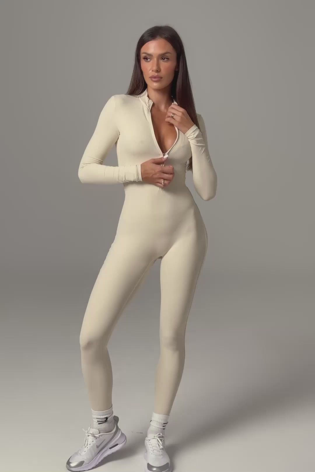 Mia Jumpsuit - Soft Cream