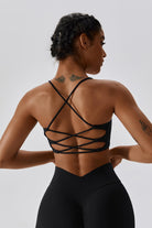 Serenity Minimalistic Sports Bra - Black - BOTA Official