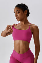 Serenity Minimalistic Sports Bra - Magenta - BOTA Official