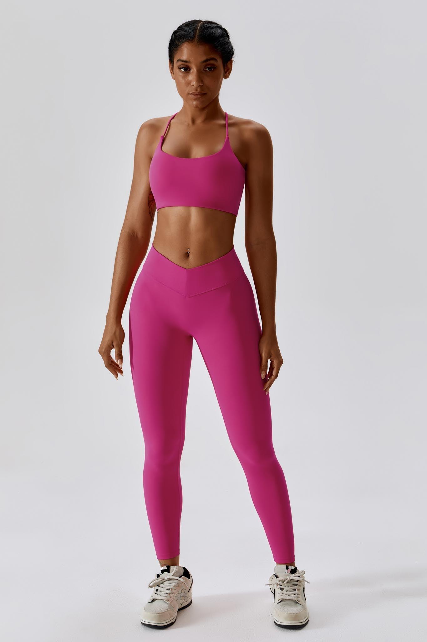 Serenity Minimalistic Sports Bra - Magenta - BOTA Official