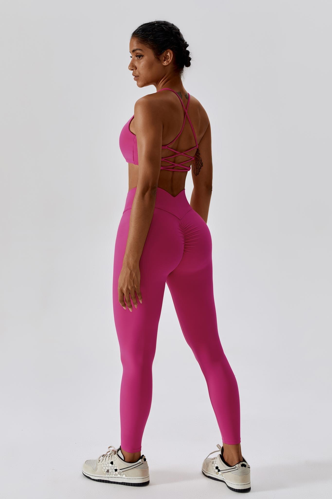 Serenity Minimalistic Sports Bra - Magenta - BOTA Official