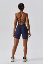 Serenity Minimalistic Sports Bra - Navy (FINAL SALE) - BOTA Official