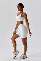 Serenity Minimalistic Sports Bra - White - BOTA Official