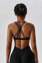 Serenity Strappy Sports Bra - Black - BOTA Official