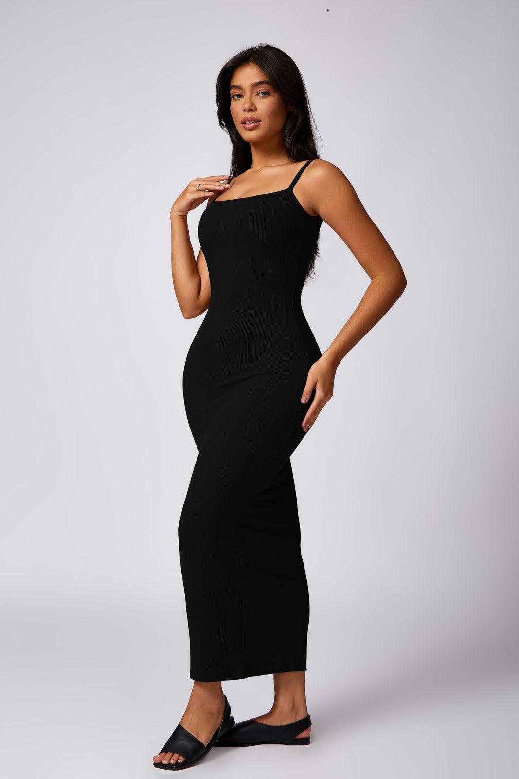 Thalia Long Dress - Black - BOTA Official