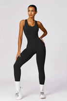 Bold & Beautiful Black Jumpsuit with Open Back and Sleeveless By BOTA Official