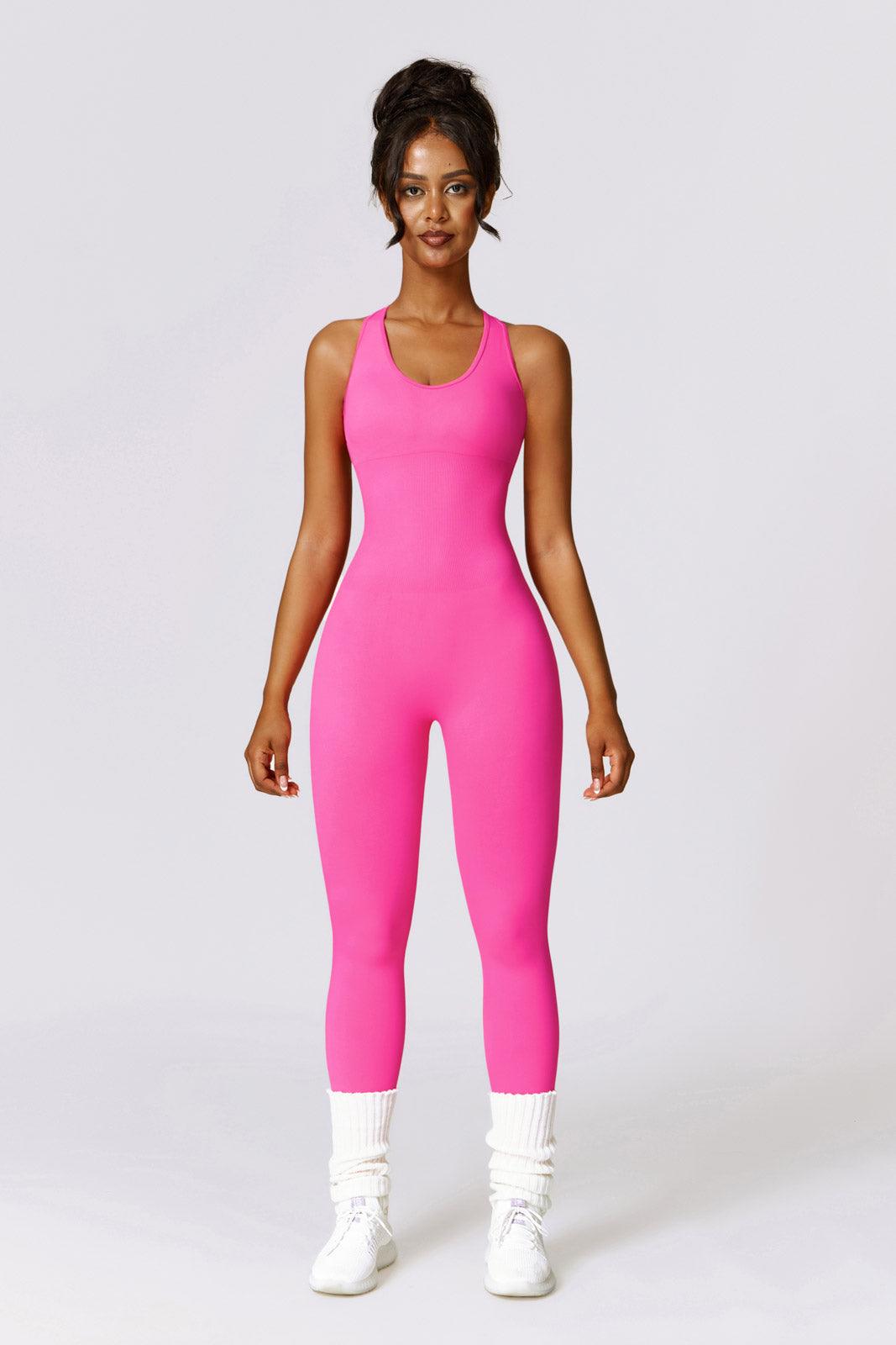 Lightweight Magenta Jumpsuit with a Soft and Stretchy Fabric BOTA Official