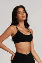 Zoe Sports Bra & Shorts Set - Black - BOTA Official