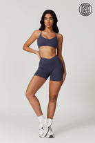 Zoe Sports Bra & Shorts Set - Navy - BOTA Official