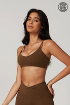 Zoe Sports Bra - Brown - BOTA Official