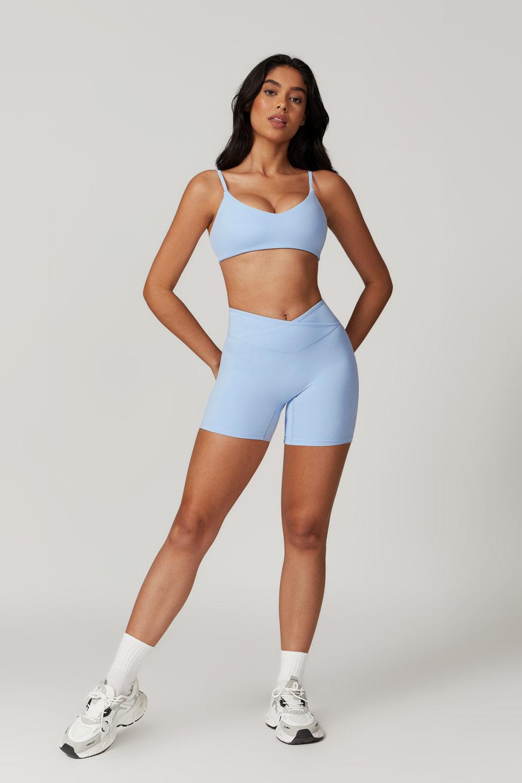 Zoe Sports Bra - Ice Blue - BOTA Official